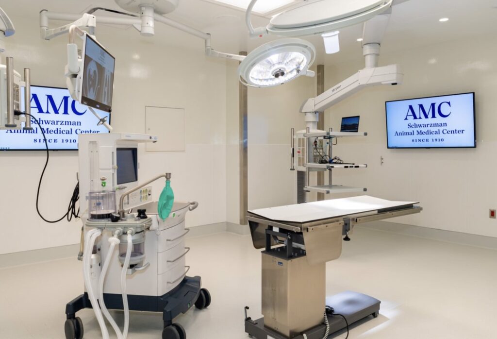 Photograph of new facilities at Schwarzman Animal Medical Center, via amcny.org